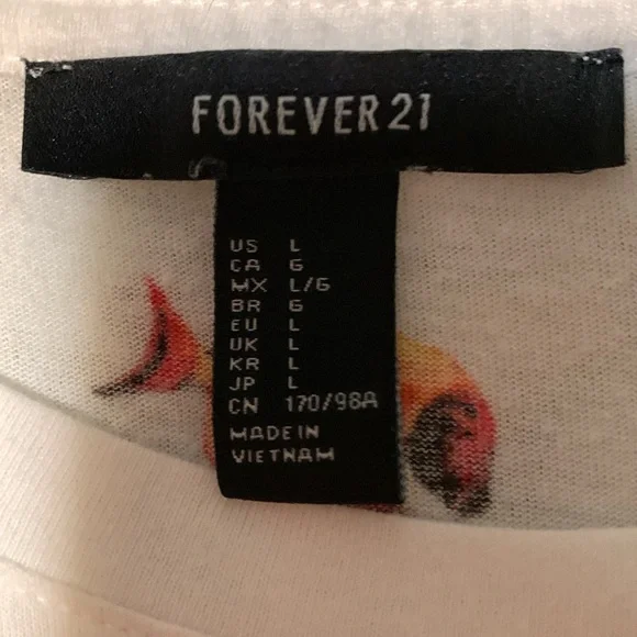 Forever 21 fish tee - Picture 3 of 3